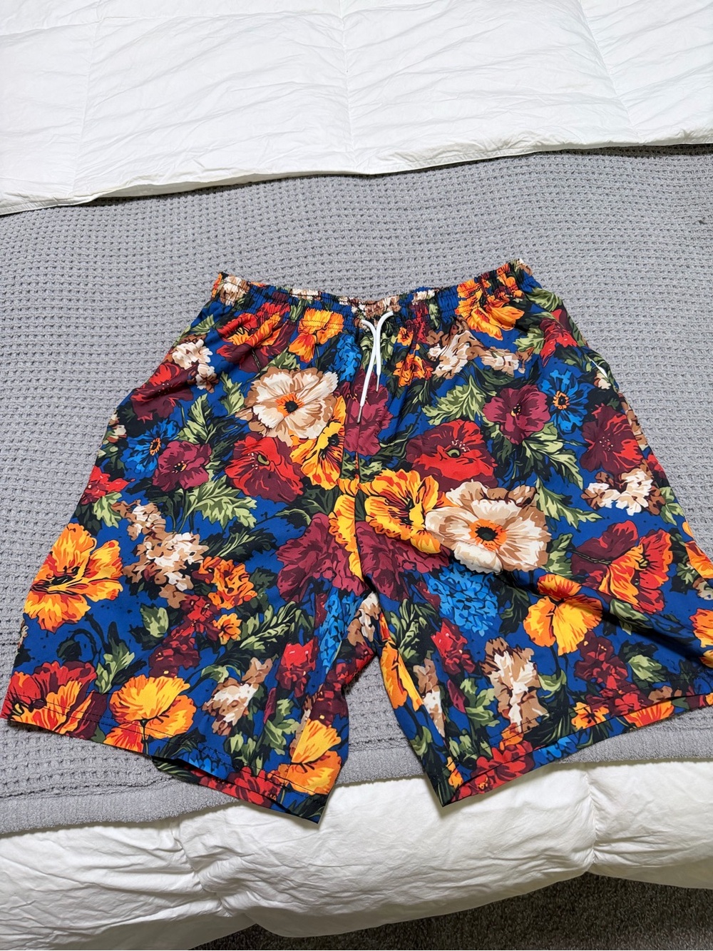 🔥Men's Floral Casual Shorts - Blue Multi🔥